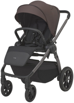 Детская коляска 3 в 1 Espiro Yoga 2026 и автокресло Pi Gray blue 208 Chokolate
