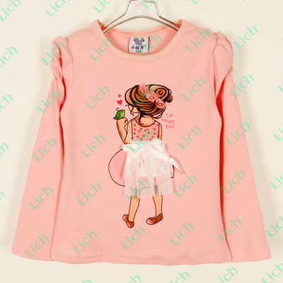 Лонгслив детский с принтом девочки