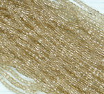 БВ002НН3 Хрустальные бусины квадратные, цвет: бежевый, размер 3 мм, кол-во: 63-65 шт.