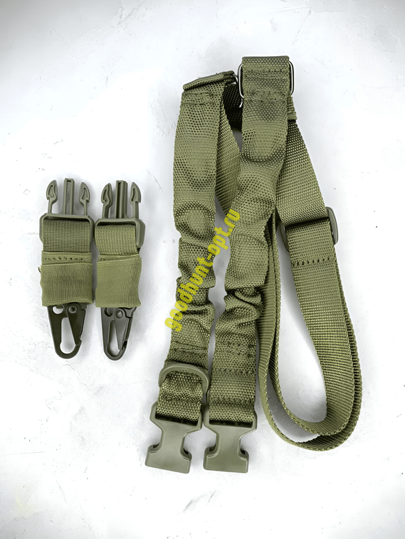 Тактический ремень на автомат двухточечный Олива