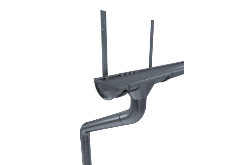 Комплект водостока GL PE 125/90 RAL 7024 6 м/3 м