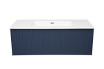 Тумба с раковиной La Fenice Terra 100 см FNC-01-TER-BG-100 матовая синяя