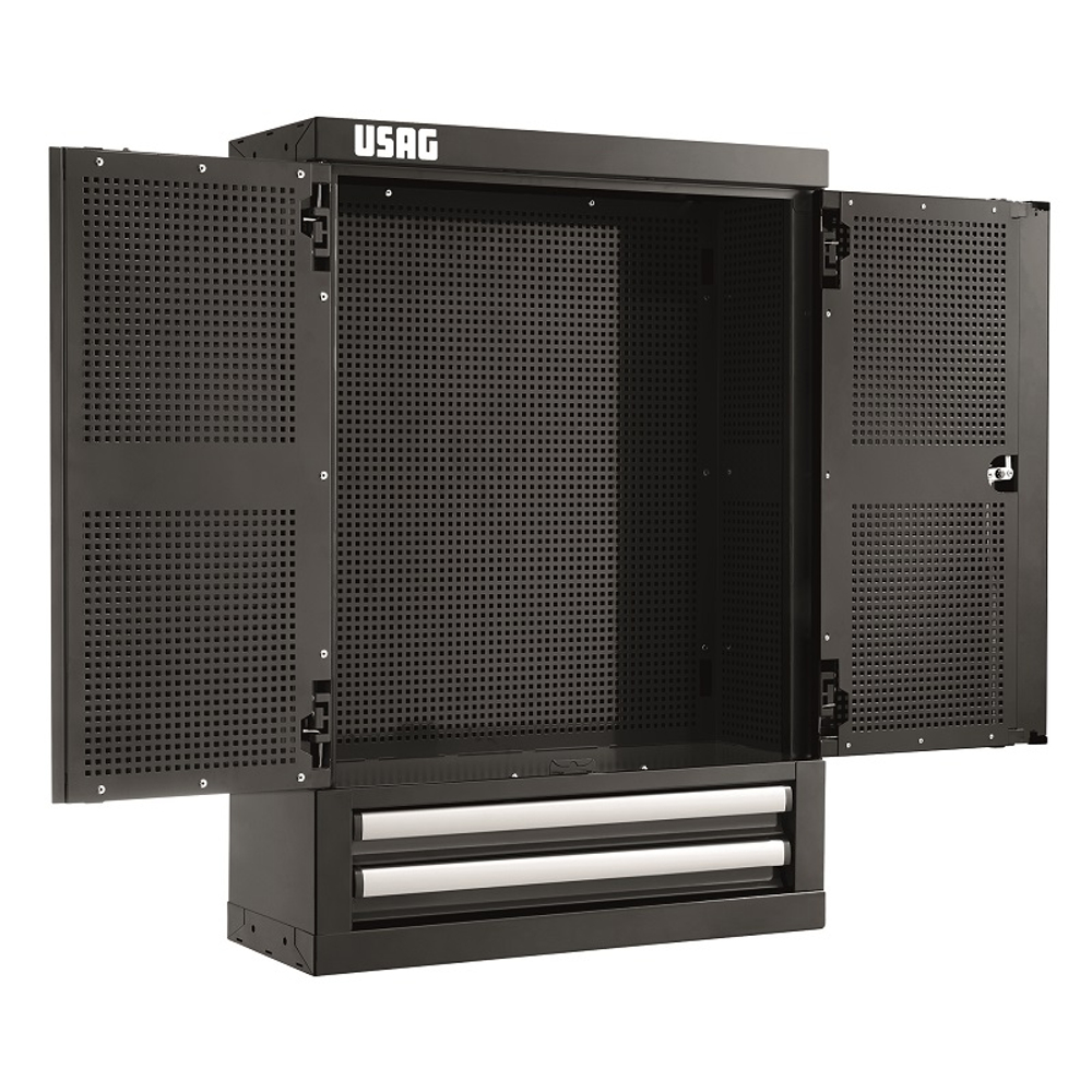 519 RSANV Тумба для инструмента с двумя выдвижными ящиками, черная, USAG (Италия)