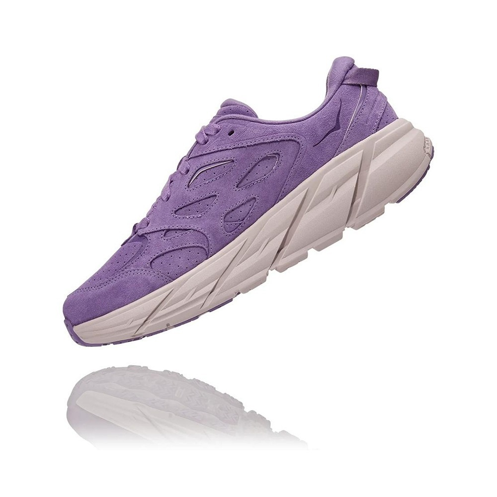 Кроссовки мужские HOKA M CLIFTON L SUEDE Chalk Violet / Lilac Ash