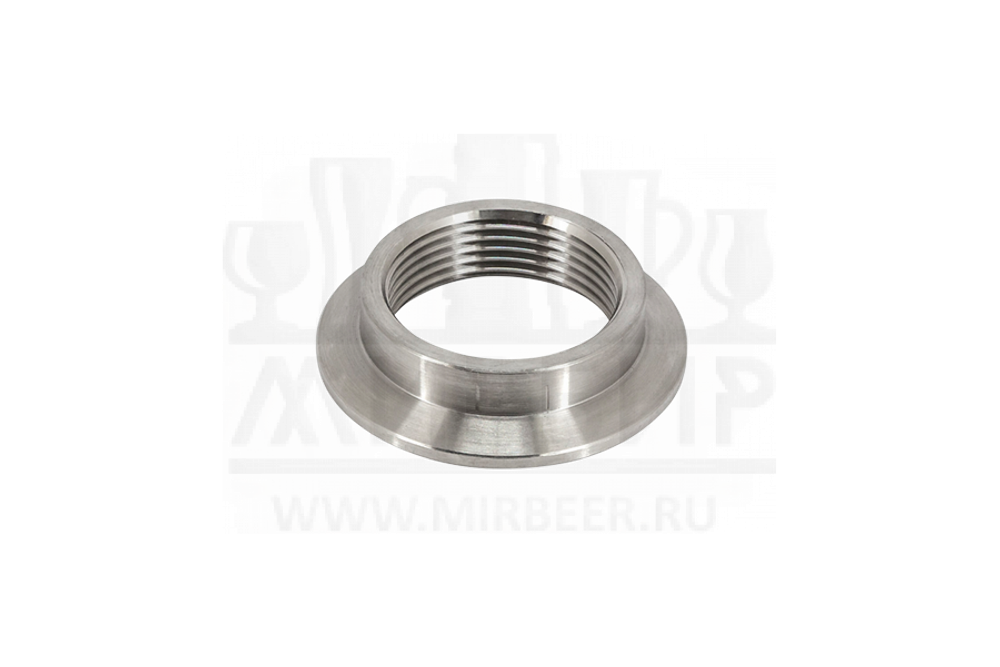 Переходник с клампа 2" на ТЭН, внут. резьба 38 мм (DN32)