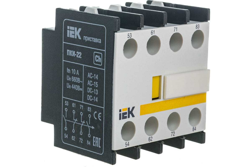 Приставка контактная ПКИ-22 2з+2р IEK