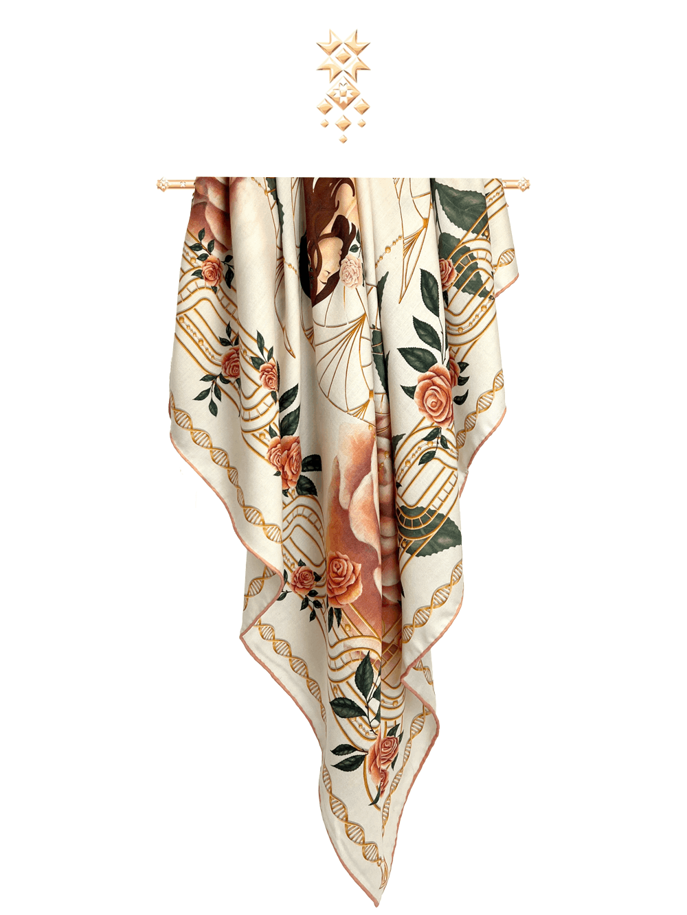 Шаль «Совершенная красота», 100% шерсть