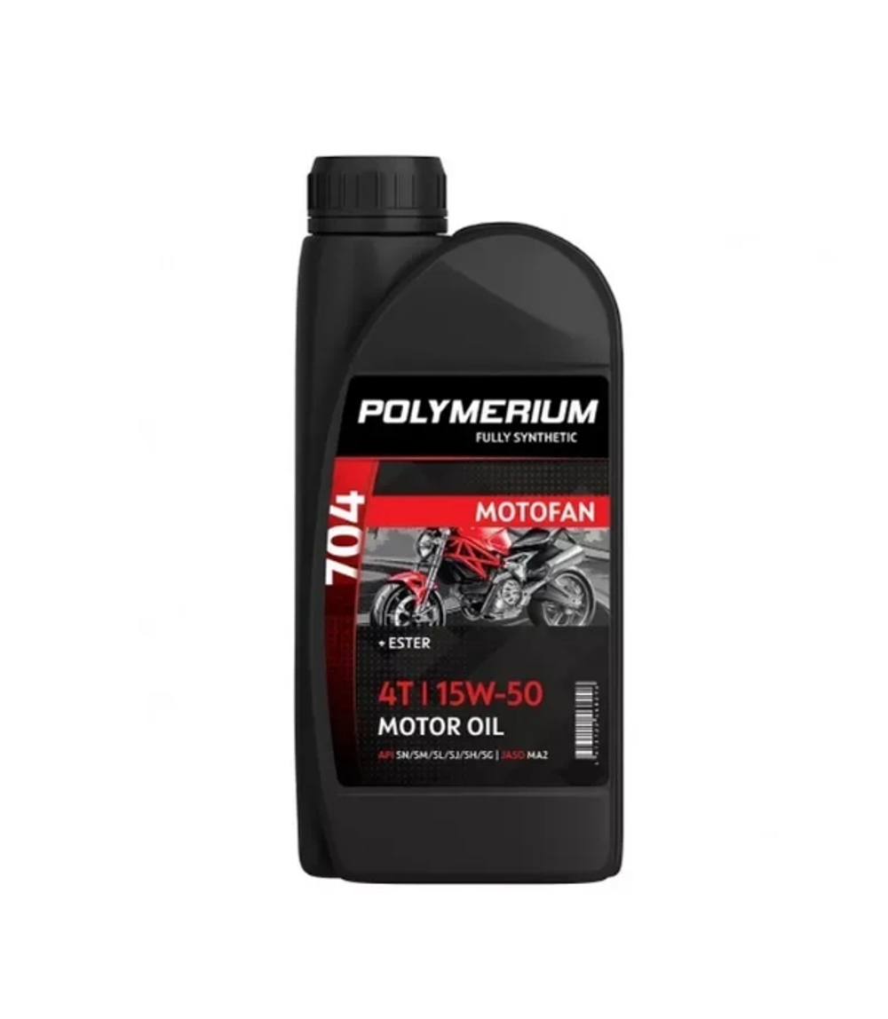 Масло 4т 15W-50 POLYMERIUM MOTOFAN 704 1л