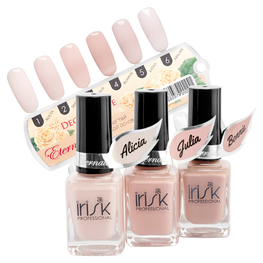 Irisk Eternail Desert Rose - Лак для ногтей на гелевой основе Abigail, 15мл