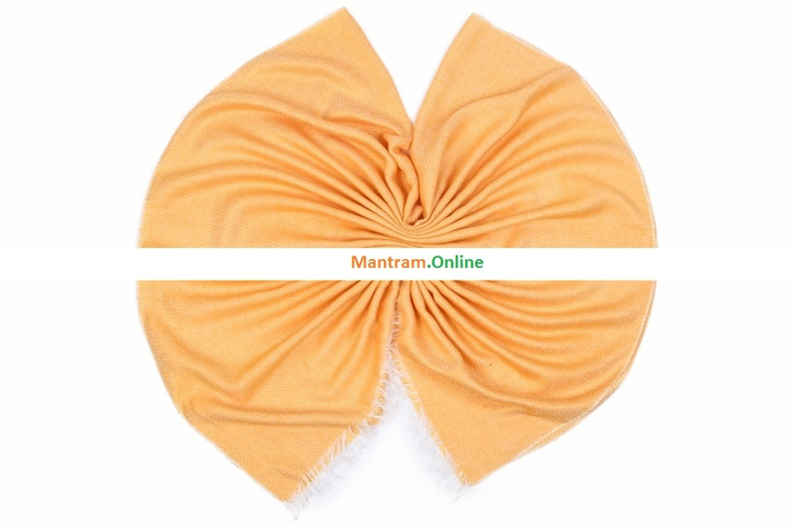 Палантин материал Хлопок Зигзаг цвет желтый 180х75 см.