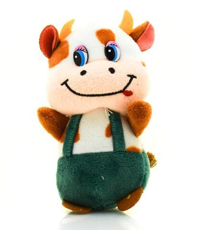 Мягкая игрушка Корова 12см