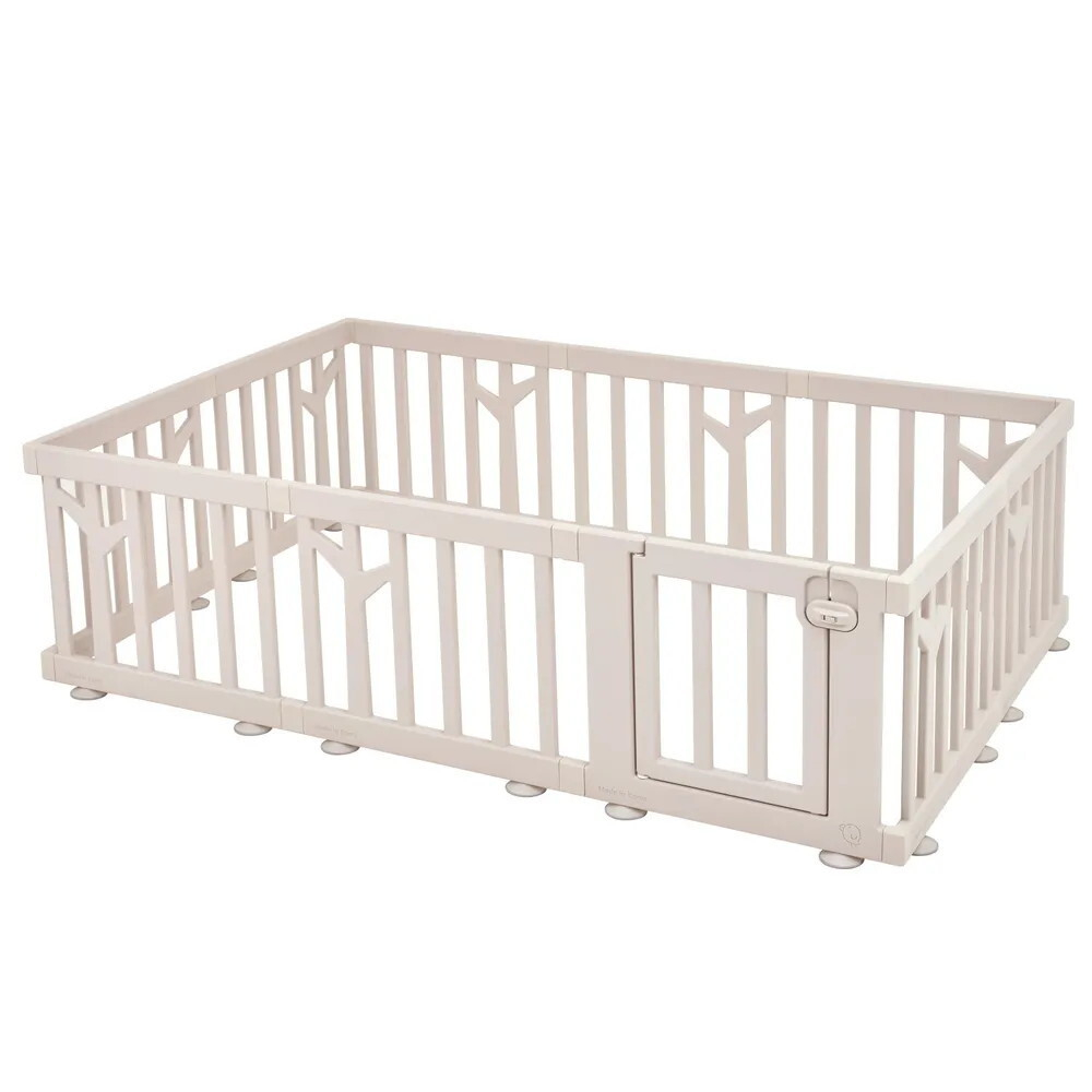 Большой детский манеж iFam Birch BB10D бежевый