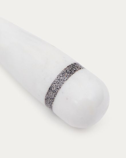 Открывалка Nira из черного и белого мрамора