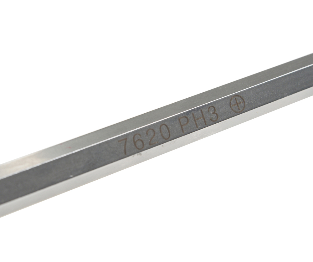 Отвертка крестовая PH 3.0х150мм усиленная со сквозным стержнем (сталь Cr-Mo) JTC