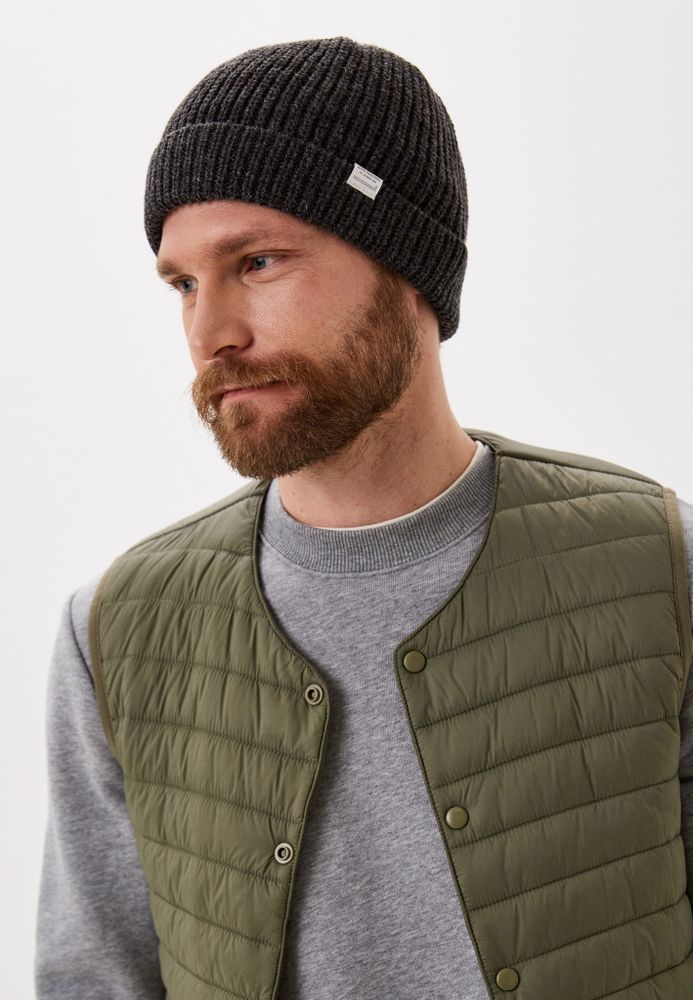 Шапка Essential Watch Cap Dark Charcoal Heather (Темно-Серая) Шапка Essential Watch Cap Dark Charcoal Heather (Темно-Серая)