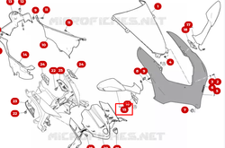 Ducati Зеркало правое 523S0655A