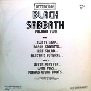 Black Sabbath / Attention! Black Sabbath Volume Two (LP)