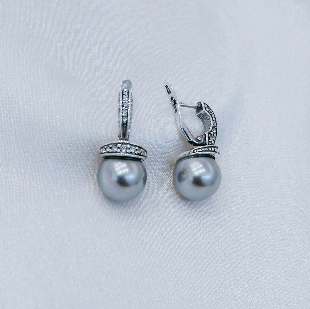 Серьги "Амон" из коллекции "Жемчужная"