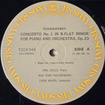 Виниловая пластинка Чайковский - Концерт № 1 для фортепиано с оркестром / Бах - Прелюдия № 10 LP