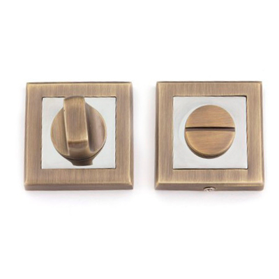 Завертка Апекс Windrose WC-1803-MB матовая бронза, квадратные