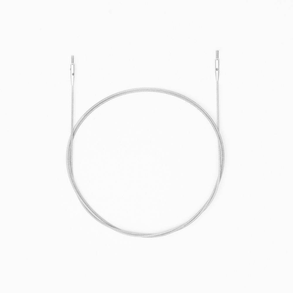 Тросик для съемных спиц Petite, заглушки 4шт, ключик 2шт, KnitPro