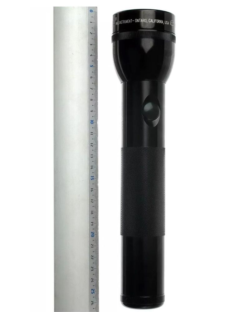 Ручной фонарь Maglite 2D 015 черный в коробке (25 см)