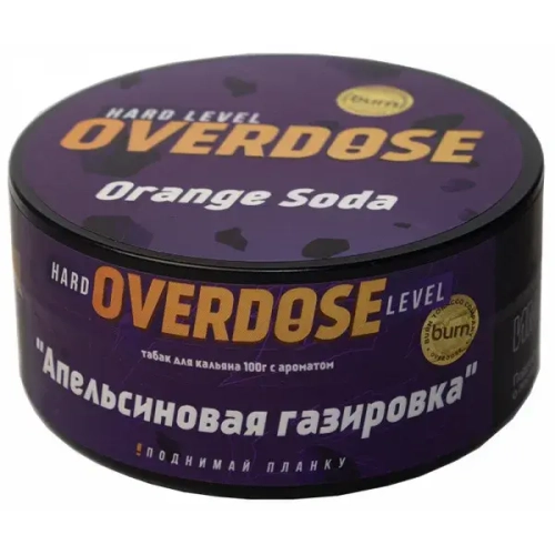 М. Табак для кальяна Overdose Orange Soda (Апельсиновая газировка), 100г.