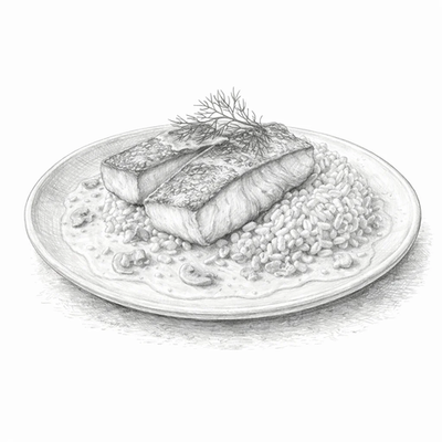 Филе Брейтовского судака с рисом