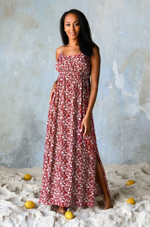 Платье прямого силуэта Nina (Размер: XL) (Цвет: терракотовый)