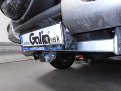 Фаркоп оцинкованный Galia N027A для Ford Maverick 1993-2000, Nissan Terrano 1993-2002(паспорт и сертификат в комплекте)(без электрики)