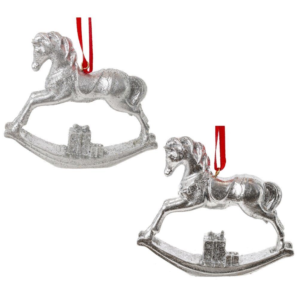 GAEM Фигурка декоративная подвесная "Лошадка-качалка", L10 W2,5 H8,5 см, 2в.