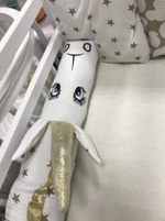 Бортики в кроватку из 8 подушечек + борт валик зоопарк (ИП Людин А.В.)