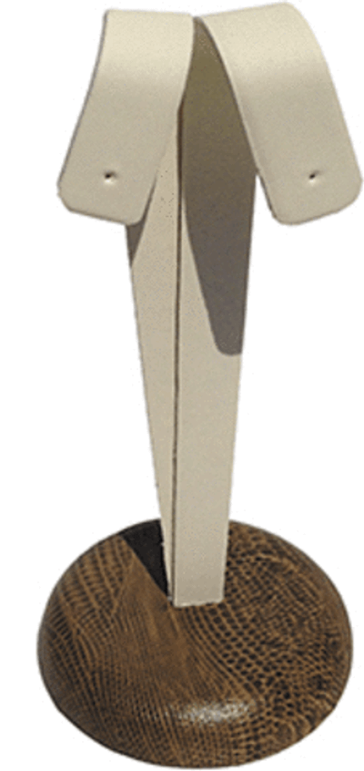 Подставка для серег/ушки/2 отверстия/круглое основание/Н-140 мм.