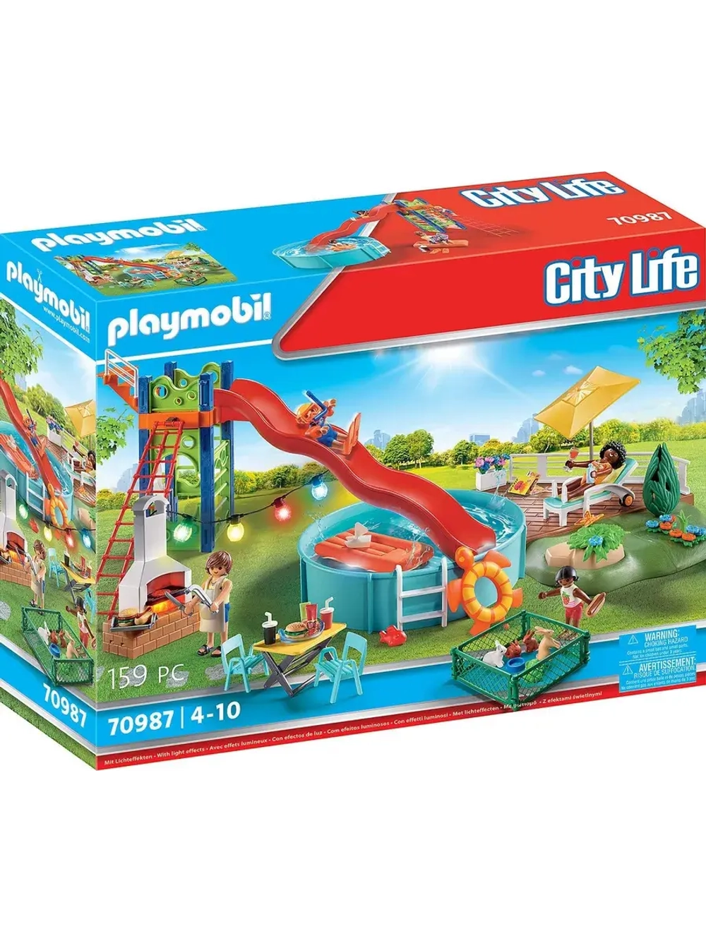 Вечеринка у бассейна Modern House Pool Party Playmobil 70987