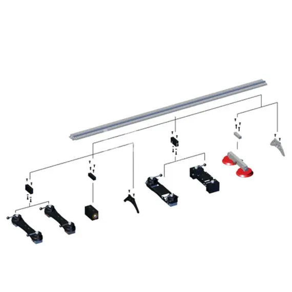 Полугибкий направляющий рельс Promotech