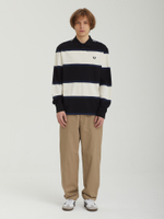 Мужское Поло Striped Long Sleeve