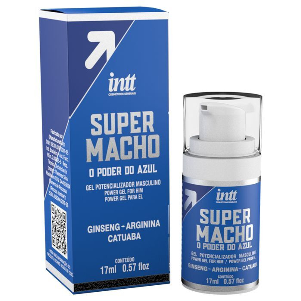 Intt SUPER MACHO - стимулирующий гель, 17 мл