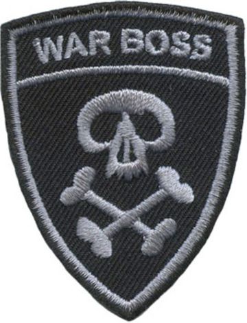 Нашивка Босс войны (серая)