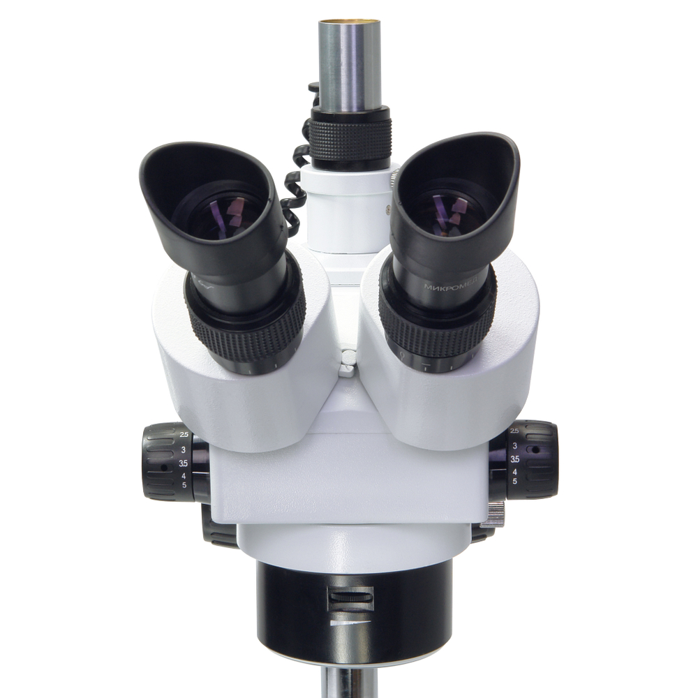 Микроскоп стерео МС-4-ZOOM LED (тринокуляр)