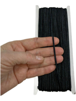 Сутаж атласный 1 уп - 32м цвет черный