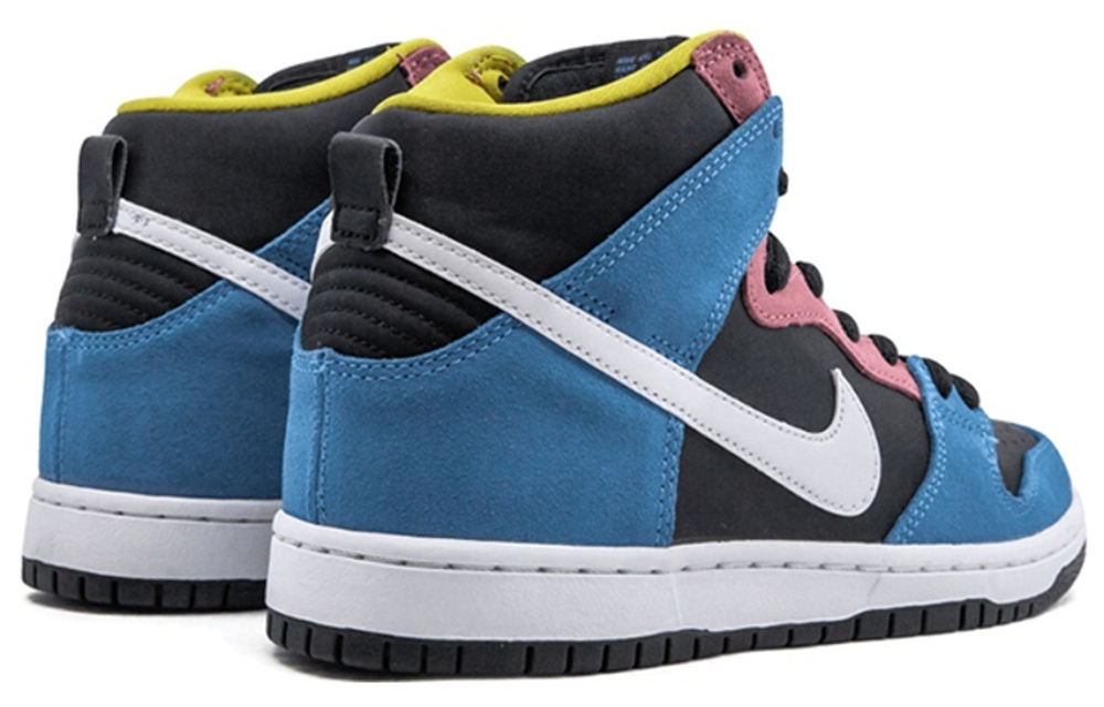 Nike Dunk SB Bazooka Joe Bubblegum retro non-slip lightweight high-top sneakers men's blue and white