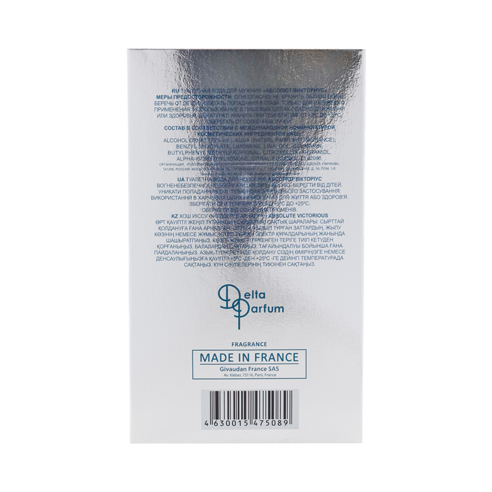 Вода туалетная Absolute Victorious (Абсолют Викториус) - 100ml for men