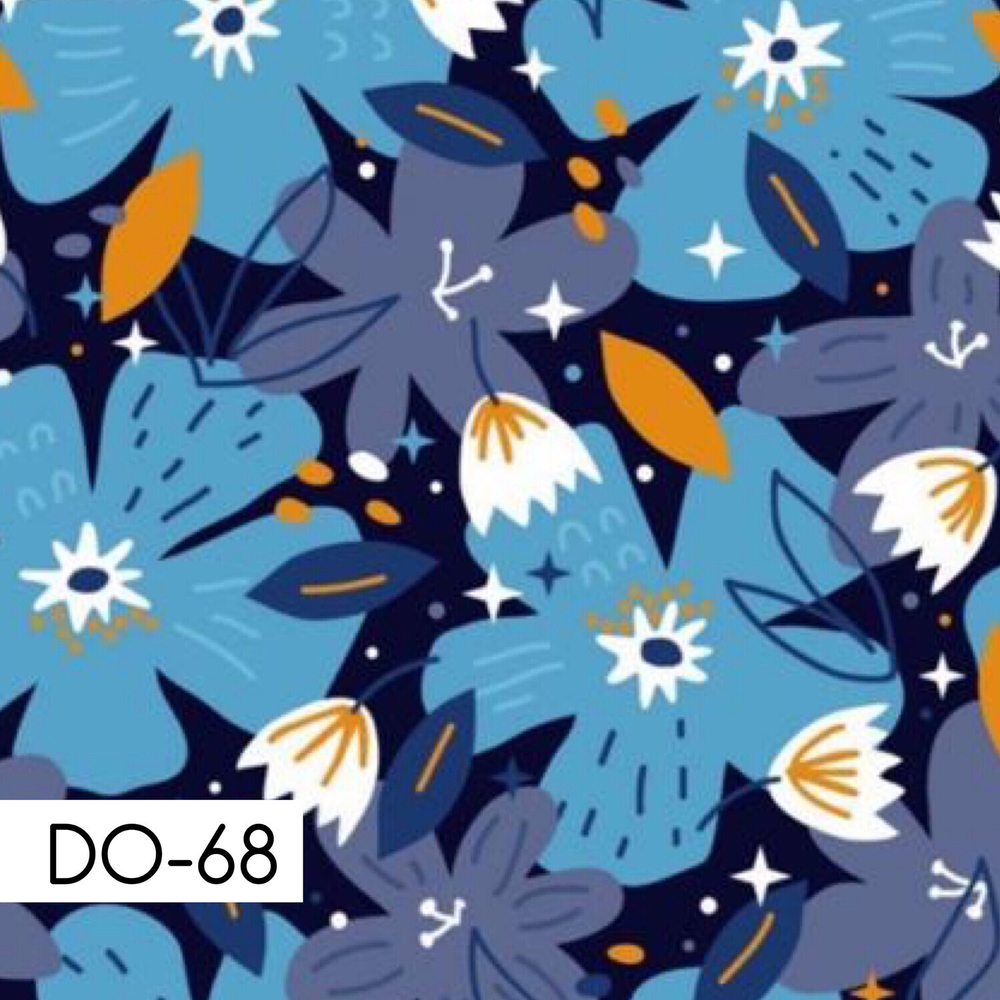 Dada Moon (голубые цветы)