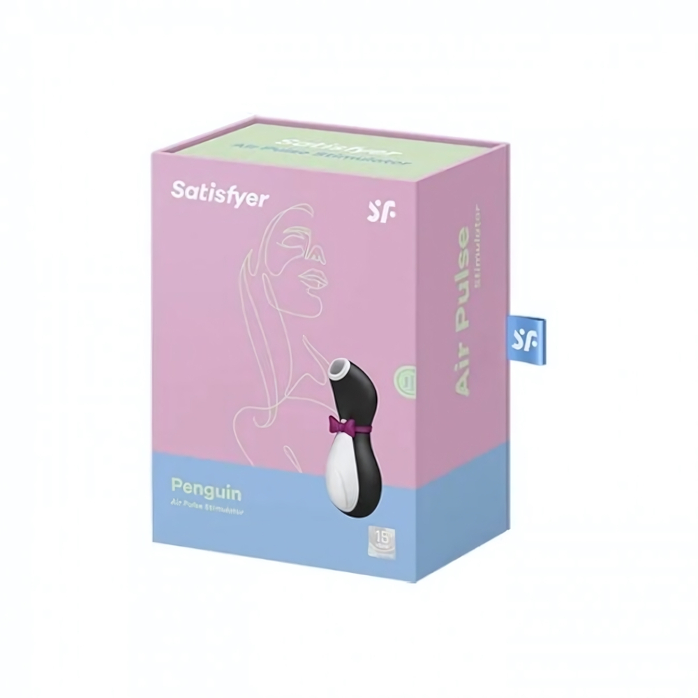 Вакуум-волновой бесконтактный стимулятор клитора Satisfyer PRO Penguin NEXT GENERATION (11 режимов , черный с белым ) (Цвет: черный с белым)