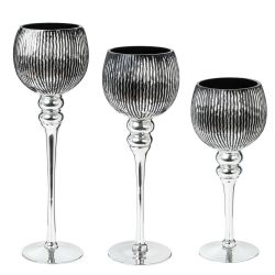 GAEM Набор из 3-х подсвечников, L33 W16 H45,5 см