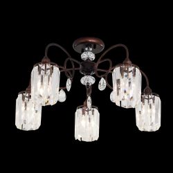 Citilux Синди CL330153 Люстра хрустальная Коричневая