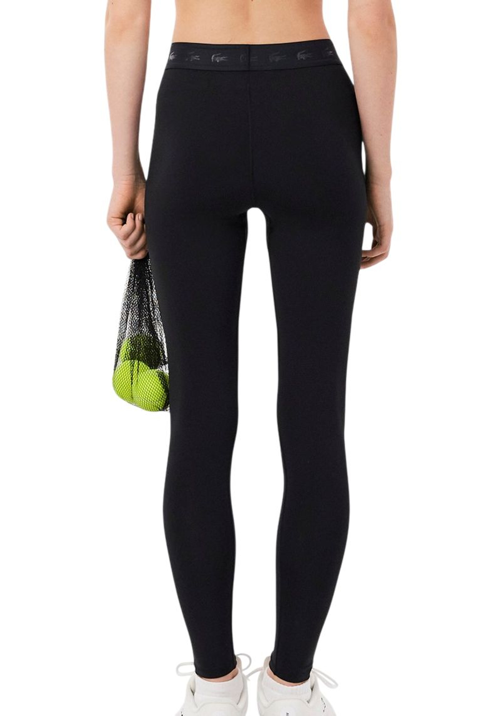 Женские леггинсы Lacoste Ultra Dry Stretch Sport - black