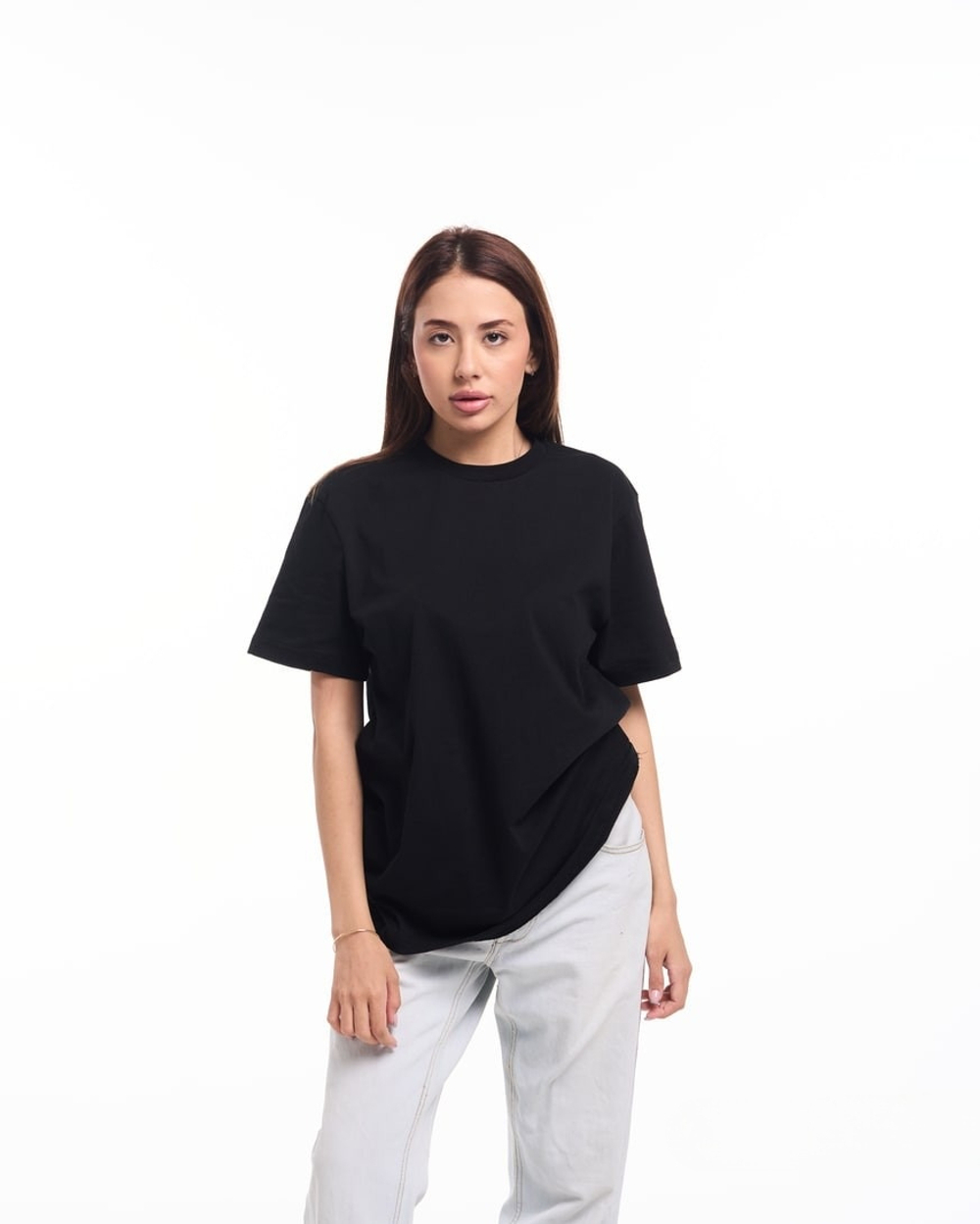 Футболка стандарт черная 160гр/м2