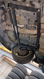 Распорка передняя нижняя 4-х точечная Peugeot 207 RC (ПОД ЗАКАЗ)