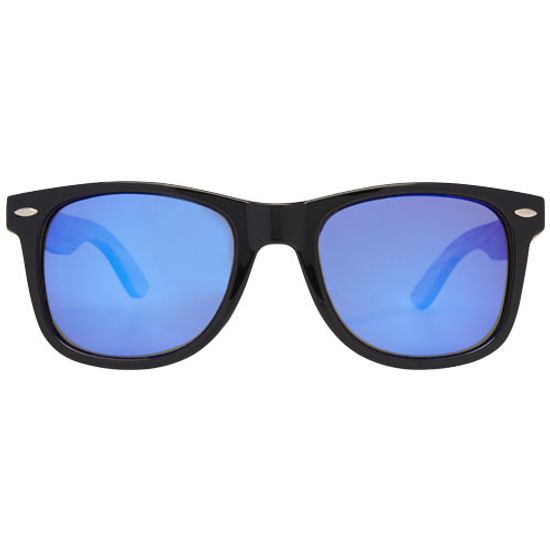 Hiru, зеркальные поляризованные солнцезащитные очки в оправе из переработанного PET-пластика/дерева в подарочной коробке